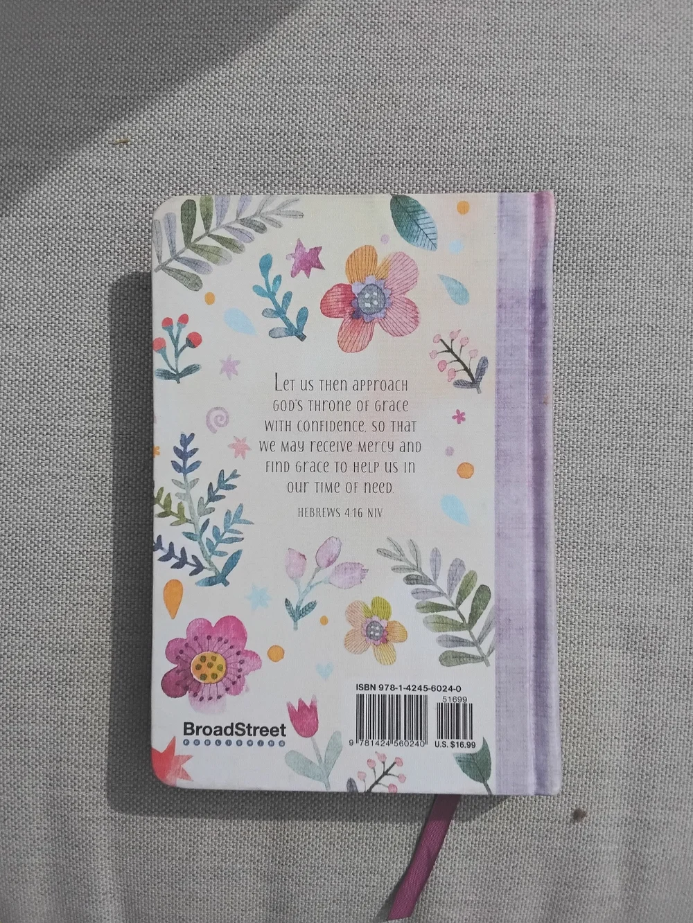 Amazing Grace 365 Daily Devotions Hardcover - Pink Floral